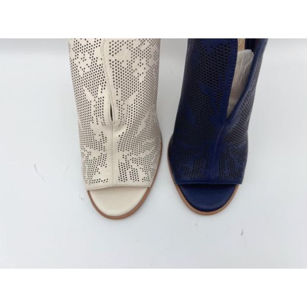 Rhinestones cuero de tacón alto Sandalias con dedos abiertos contemporáneos para mujeres