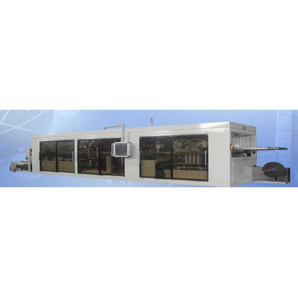 2.0mm Multi Station Plastic Thermoforming Machine SIEMENS PLC Control