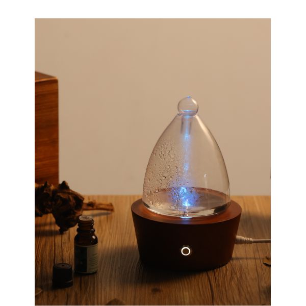 Customized Size Real Wood Essential Oil Diffuser Waterless High End For Hotels