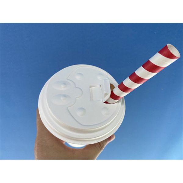 Естественные Biodegradable чашки и крышки φ95 x 20 Mm