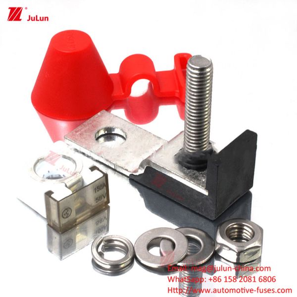 взорванное сиденье Новая энергия электромобиль аккумулятор предохранитель держатель 58V 50A-300A изоляция с предохранителем