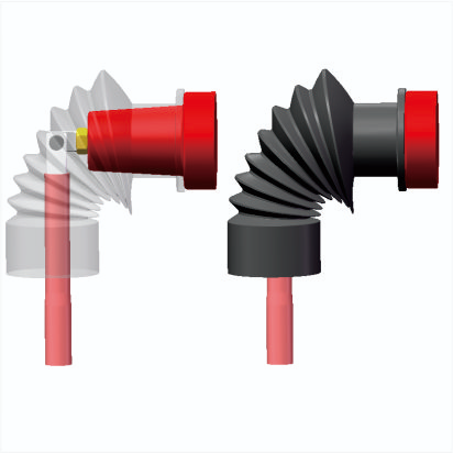 Силиконовый резиновый холодноприменяемый изоляционный ботинок