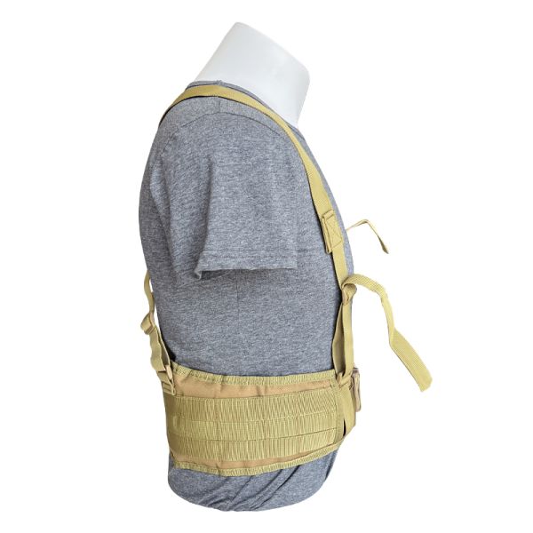 Cuerpo cruzado ajustable Molle Arnés de pecho chaleco cinturón de cinturón OEM / ODM aceptable