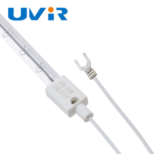 SK15S 1000W Lampe chauffante halogène IR à ondes courtes, revêtement blanc