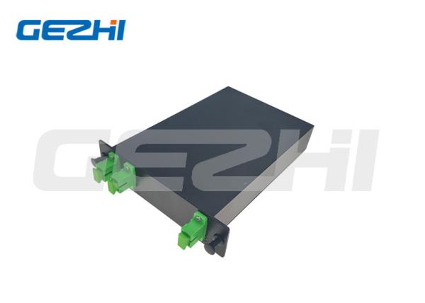 LGX Cassette Type FTTH PLC Splitter 1x2 Fiber Optic ABS Box PLC Splitter