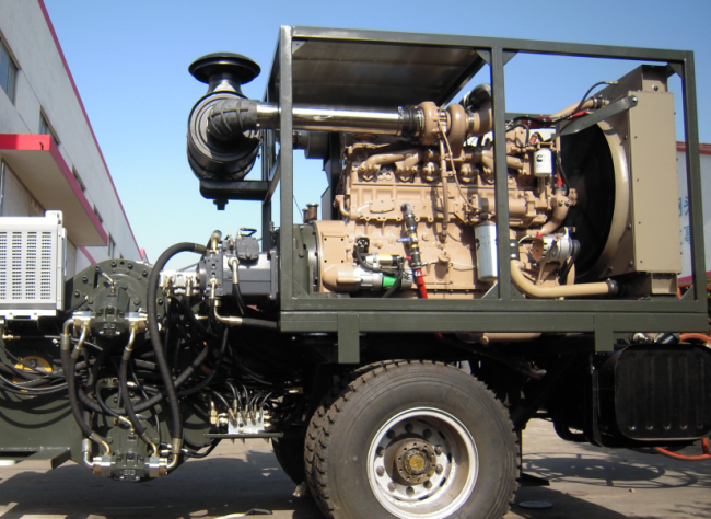 280kN оборудования передающей линии пулера кабеля 28 тонн насос 239kw Cummins Engine Rexroth гидравлического надземного немецкий