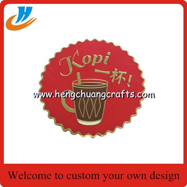 Hot sale fridge magnet for enamel 2017 new design fridge metal magnet