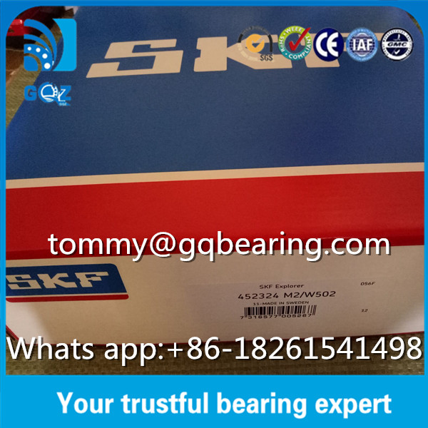 Oil Groove Brass Cage Vibrating Screen Bearing SKF 452324M2/W502