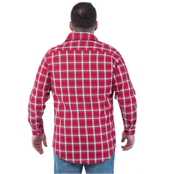 Button On Plaid Flame Resistant Workwear EN11611 Arc Proof HRC2 Shirts