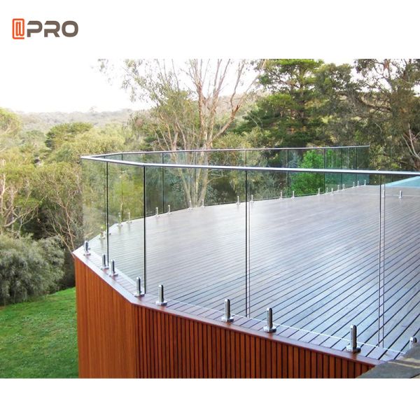 Modern Plexiglass Stair Metal Balustrades Handrails Wrought Iron Glass Steel Railing