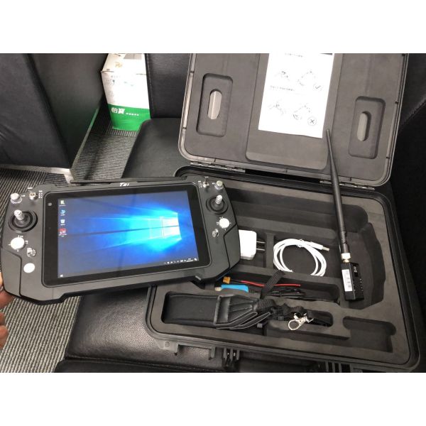 Professional Hand Holding Portable Ground Control Station For UAV 50Km Range