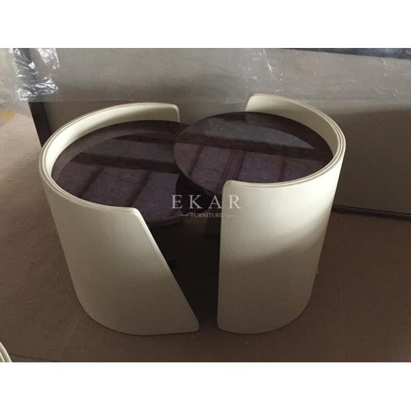 Living Room Furniture Round Sofa End Side Table W001H6A