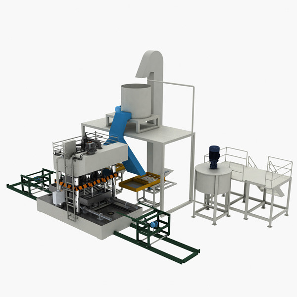 Fumigation Free Green Plants Fiber Wooden Pallet Making Machine