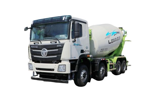 foton 8*4 cement lorry 12m3 diesel cement concrete mixer truck with pump for sale