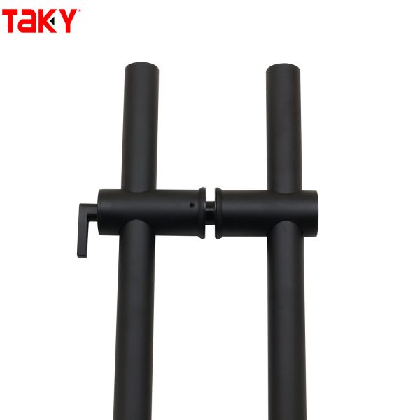 Modern Style Stainless Steel H Type Locking Glass Door Handle for Shower and Home Use