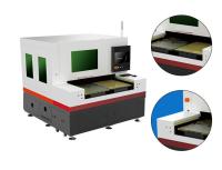 Précision de coupe ± 0,01 mm Machine de coupe de verre de table unique avec système de refroidissement à l'eau