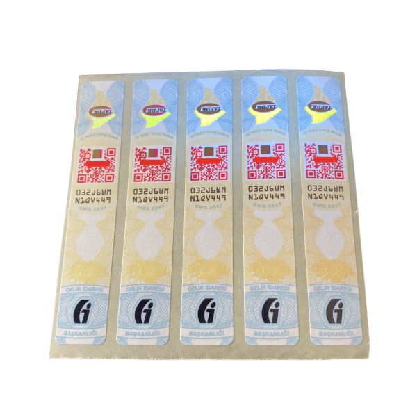 CMYK/Pantone Security Seal Stickers Customized and Trustworthy