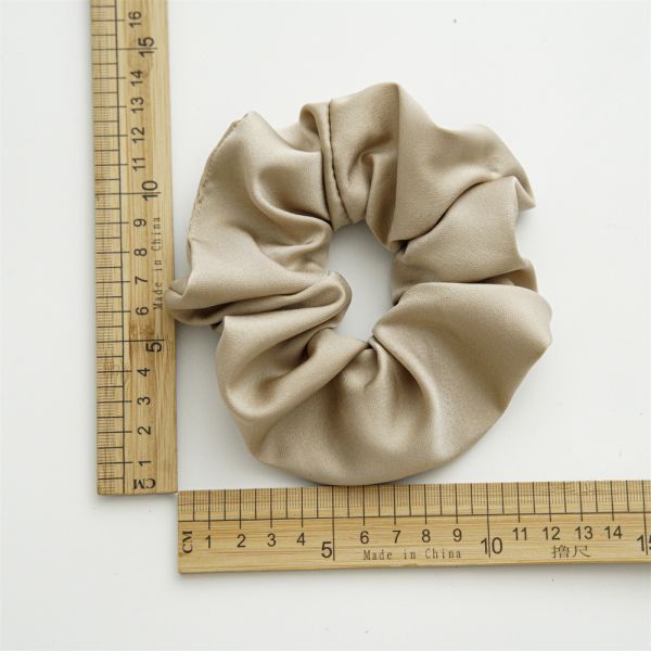 Acetate satin large girls scrunchie headdress Japanese Korean texture cloth loop tie hair rope wholesale