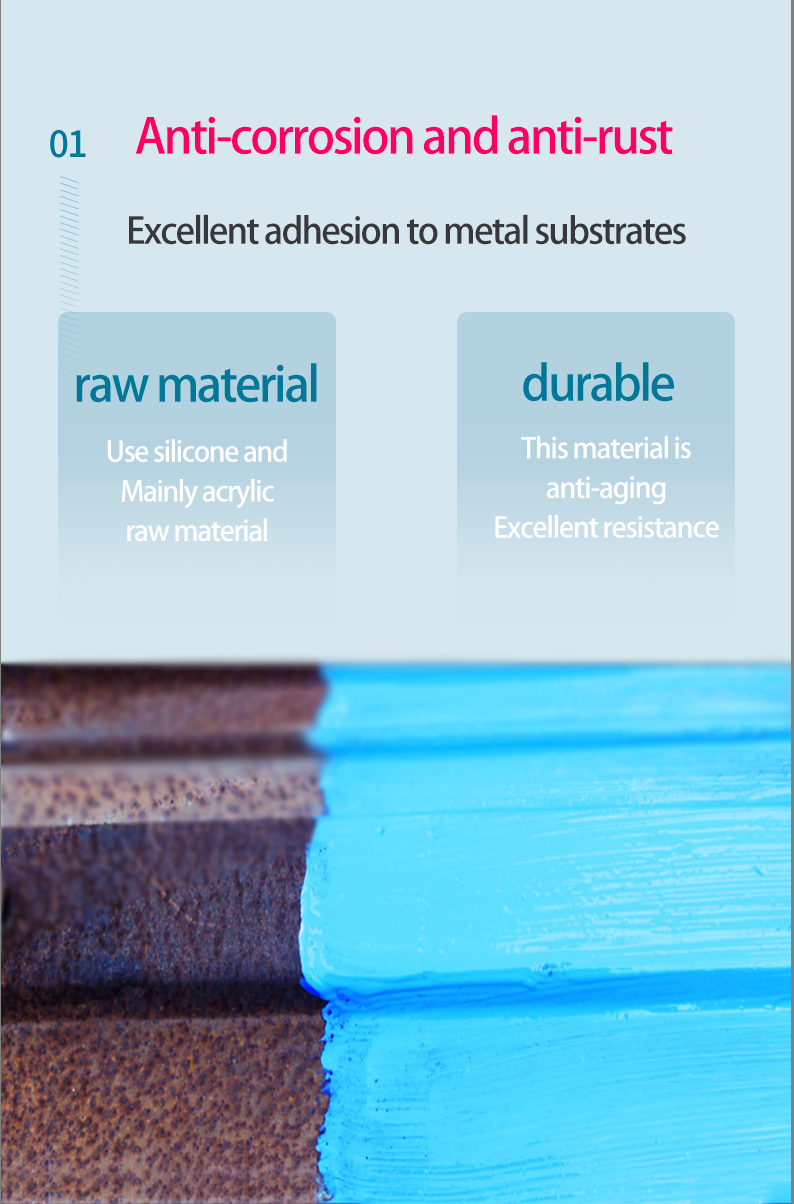 Водонепроницаемое распылительное покрытие крыши для металлической крыши акриловая кислота цвет стальной плитки