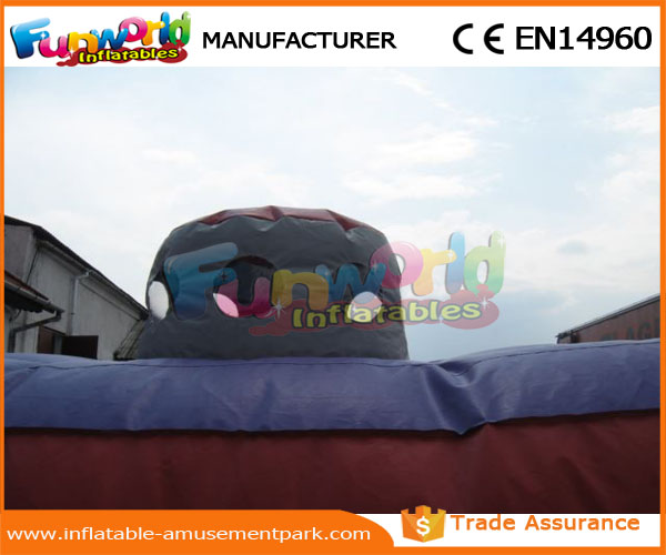 Брезент ПВК арены 0.55мм бирки лазера пурпурных раздувных игр спорт раздувной