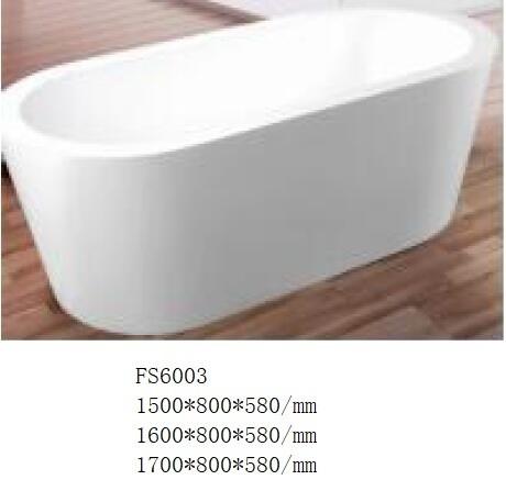 Light Weight Durable Bathroom Freestanding Tub / Modern Deep Soaking Bathtub