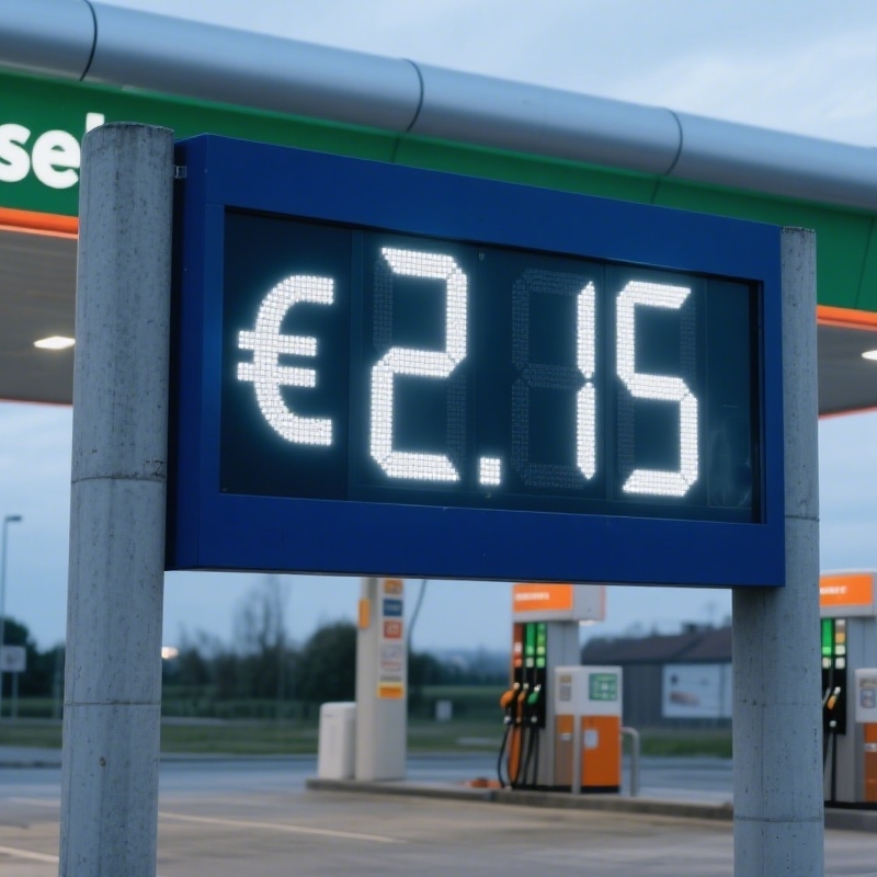 Multi Format Gas Price Display Signs 188.88 / 8.889 / 8.88 / 88.88 Gas Station Price Signs