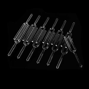 Custom Crystal Soul Quartz Singing Tuning Fork 10mm 16mm 20mm Chakra Set With Free Case For Sound Healing