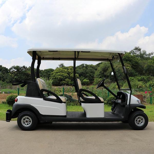 Electric Golf Carts Featuring 5KW AC Motor 48V Lithium Battery and 16 to 1 Rear Axle Ratio for Smooth Driving Experience