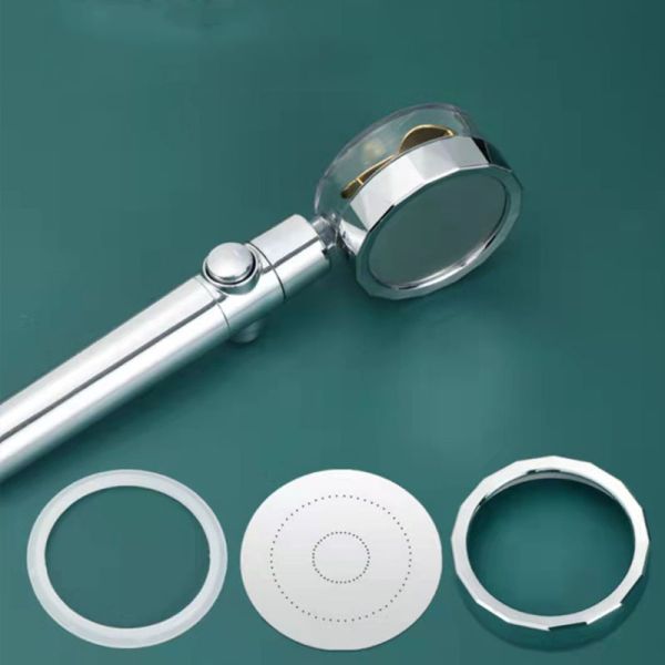 Modern Bathroom Essential Handheld High Pressure Water Saving Shower Head with Fan 2022