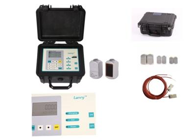 Medidor de fluxo ultrassônico portátil recarregável, medidor Handheld do volume de água