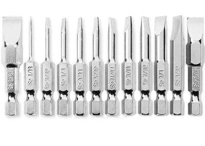 Ferro de liga CRV S2 Hexagon cabeça de chave de fenda Hex Bit 3mm 4mm 5mm 6mm 8mm
