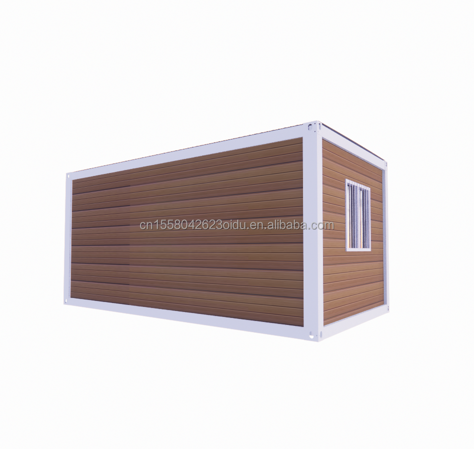 Steel Structure Frame Welded 20ft Flat Pack Assembled Container Mobile House for Hotel Simple and Luxurious Garden House
