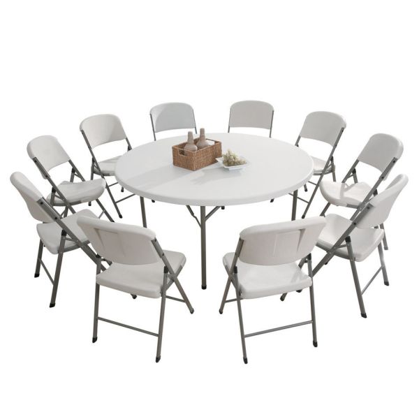 Wholesale Folding Portable Pp Plastic Metallic Frame Dinning Chair Plastic Chairs For Events