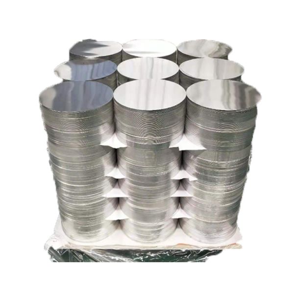 1100 3003 Aluminum Round Circle Disk Disc Cookwares Custom Diameter High Flatness Burr Free Edge Food Grade
