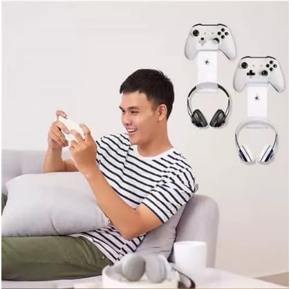Прозрачный акриловый игровой контроллер и держатели для наушников
