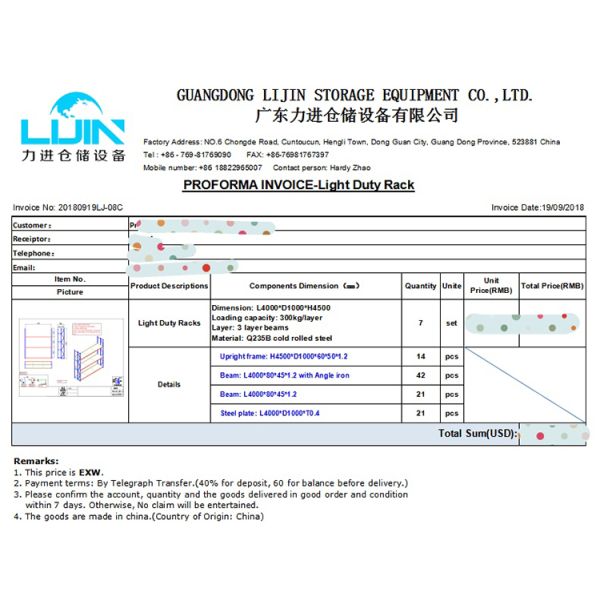 3 - чистосердечный шкаф обязанности света стальной пластины рамки для хранения склада