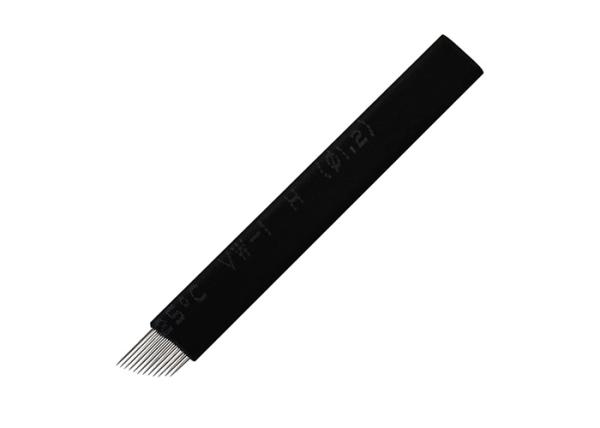 12 Pins 0.18MM Nano Eyebrow Needle Gama Rays Sterilized