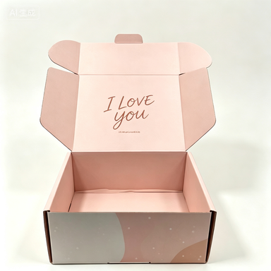 Eco Friendly CMYK Corrugated Carton Box Recycled Materials Custom Printed