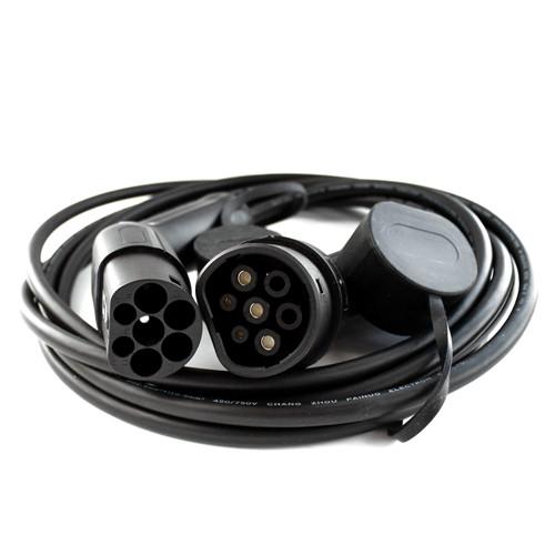 480V AC 22kw Charging Type 2 To Type 2 EV Cable 3 Phase 32A