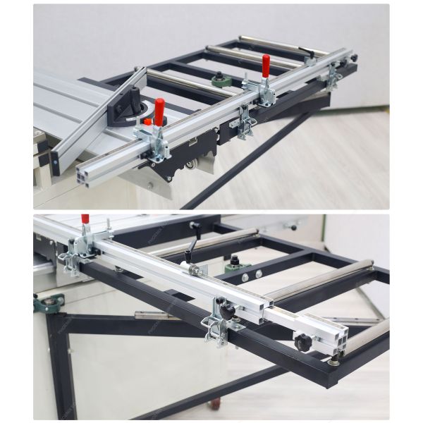 Precision Automatic Sliding Mitre Saw for Plywood Panels in Manufacturing Plants