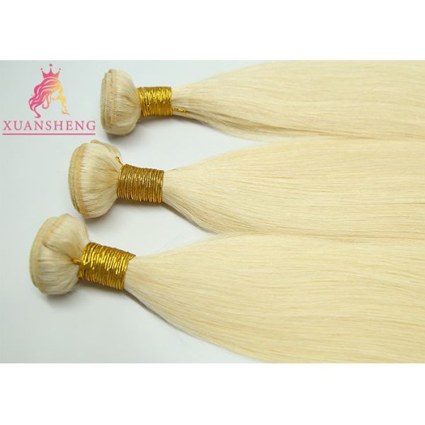Brazilian 613 Blonde Hair Straight Bundles No Chemical / 100% Virgin Human Hair