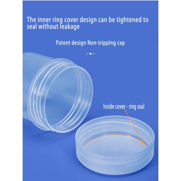 Almacenamiento de alimentos Cajas de especias de plástico de PP Jarros Contenedores con tapas 8 oz