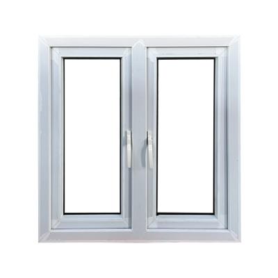 PVC Plastic Casement Window Door Double Tempered Glass Window OEM ODM