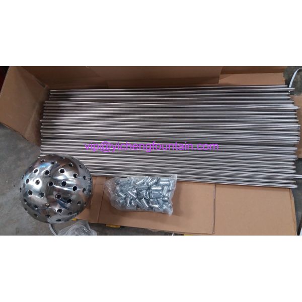 Dandelion Sphere Water Fountain Nozzle 1.5 Inch - 3 Inch Water Fountain Spray Heads