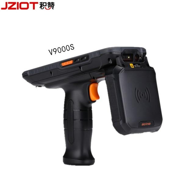 5.5 Inch Portable Mobile Phone UHF Rfid Terminal With NFC 2D Barcode Scanner