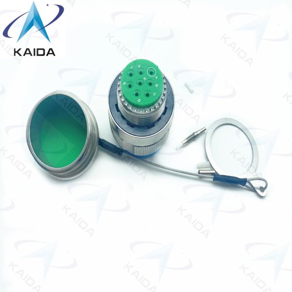 Durabilité Connecteur en fibre optique Crimp Metal Blue Muti Mode Cable 500 cycles d'accouplement D38999/26KE08B1NF2M acier inoxydable