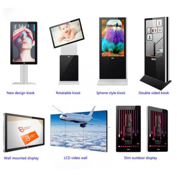 43 Inch Wall Mounted Kiosk 16.7M Samsung Outdoor Digital Signage