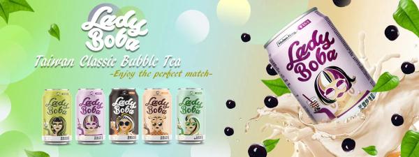 Passion Fruit with Lychee Bursting Boba Bubble Tea - 320ml - Your Supplier for Wholesale and Retail Bubble Tea Products