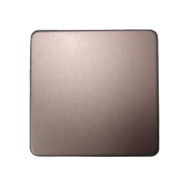 Antique Brass Color Stainless Steel Sheets Price 304 Bead Blasting Finished PVD Inox Sheets