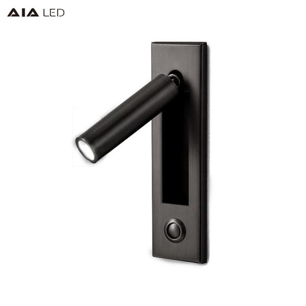 LED wall lamp modern switch hotel room bedroom bedside lamp reading light